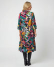 Bold Leaf Tunic Dress