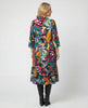 Bold Leaf Tunic Dress