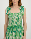 Chevron Shirred Sundress