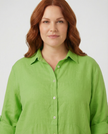 Empire Shirt Dress - Lime