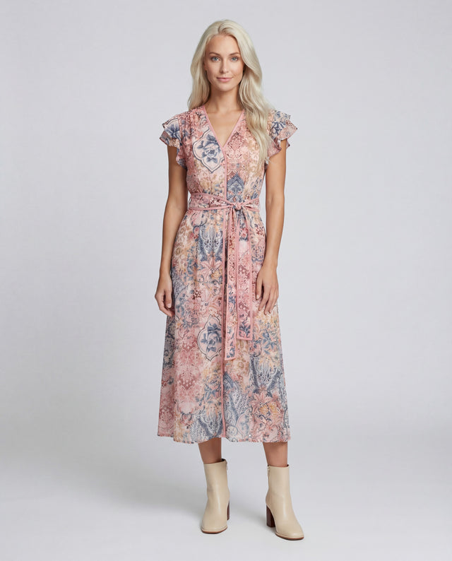 Francine Piped Dress