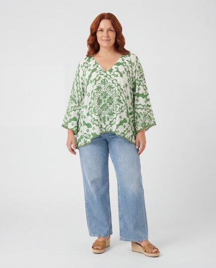 Fresh Oversized Top - Green