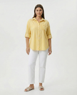 Frill Pocket Shirt - Lemon