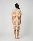 Italian Tile Dress - Orange