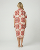 Italian Tile Dress - Red