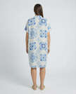 Italian Tile Dress - Azzure