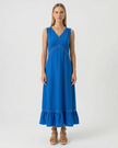 Lace Trim Empire Dress