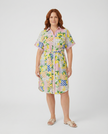 Lemon Check Shirt Dress