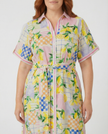 Lemon Check Shirt Dress