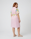 Lemon Check Shirt Dress