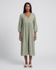 Lurex Rainbow Midi Dress - Sage
