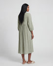 Lurex Rainbow Midi Dress - Sage