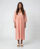 Lurex Rainbow Midi Dress - Shell Pink