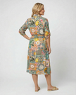 Majorelle Midi Shirt Dress