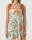Orchid Tie Shoulder Mini Dress