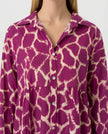 Pebble Print Dress - Magenta