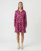 Pebble Print Dress - Magenta