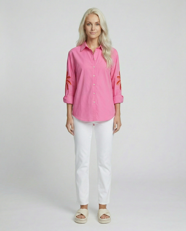 Pink Palm Shirt