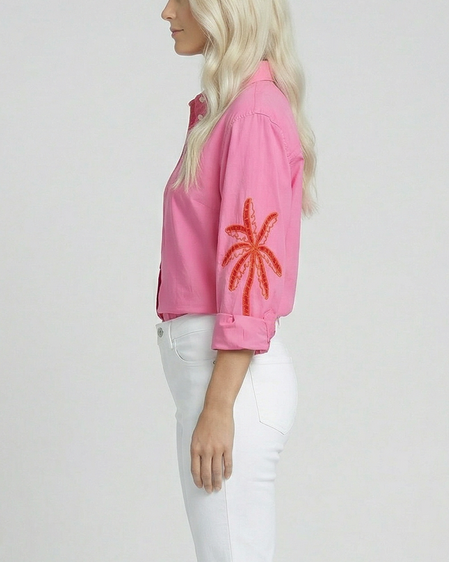 Pink Palm Shirt