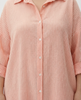 Pinstripe Shirt Dress - Candy