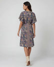 Purple Paisley Dress