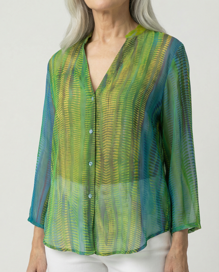 Ripple Silk Blouse