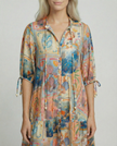 Seashell Yoke Front Mini Dress