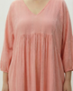 Sequin Midi Smock Dress - Shell Pink