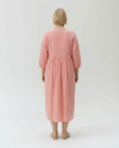 Sequin Midi Smock Dress - Shell Pink