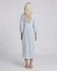 Sequin Midi Smock Dress - Sky