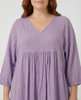 Sequin Midi Smock Dress - Lavender
