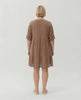 Sequin Dobby TabSlv Dress - Biscotti
