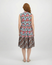 Sleeveless Drawstring Dress - Brown