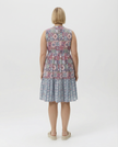 Sleeveless Drawstring Dress - Multi