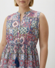 Sleeveless Drawstring Dress - Multi