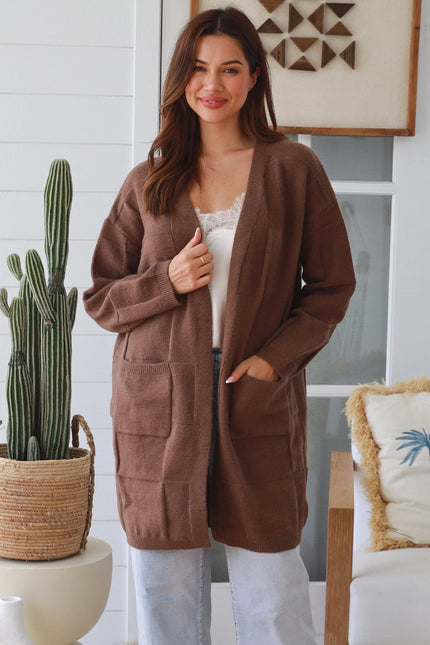 Squared Cardi with Pockets