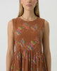 Tan Rainbow Dress