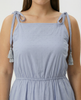Tie Shoulder Sundress - Sky