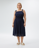 Tie Shoulder Sundress - Navy