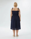 Tie Shoulder Sundress - Navy