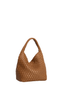 Woven Handbag with Pouch - Tan