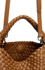 Woven Handbag with Pouch - Tan