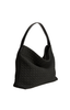 Woven Slouch Handbag - Black