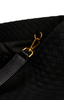 Woven Slouch Handbag - Black