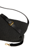 Woven Slouch Handbag - Black