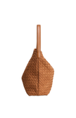 Woven Slouch Handbag - Tan