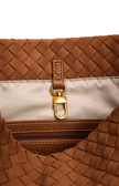 Woven Slouch Handbag - Tan