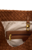 Woven Slouch Handbag - Tan