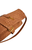 Woven Slouch Handbag - Tan