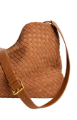 Woven Slouch Handbag - Tan